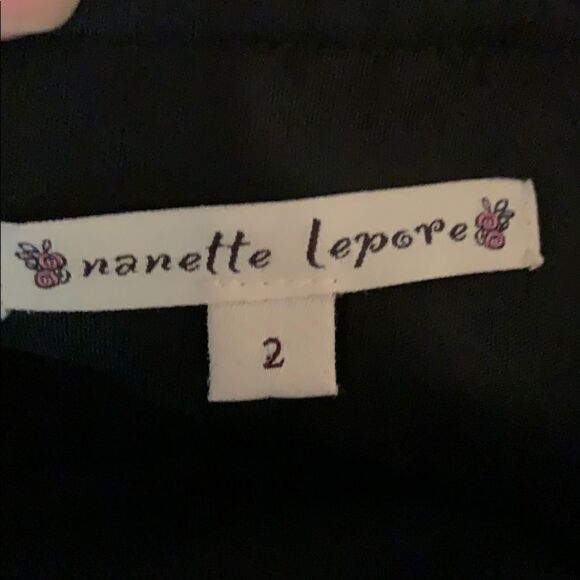 Nanette Lepore black pinstriped pencil ski… - Picture 7 of 9